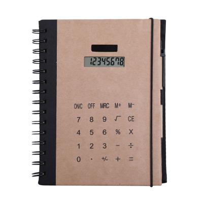 China 70 sheets paper+25 inner covers Colorful Zhejiang Organizer Notebook Calculator Sticky Book Of Notes With Pen And Colored Notes Agenda With Calculator for sale