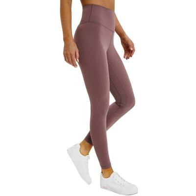 China Antibacterial Ladies Stretchy High Waist Sports Jogging Workout Gym Yoga Leggings for sale