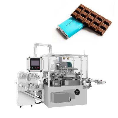 China Máquina eléctrica de envoltura de papel de jabón de barra de chocolate de doble capa para bebidas alimenticias en venta