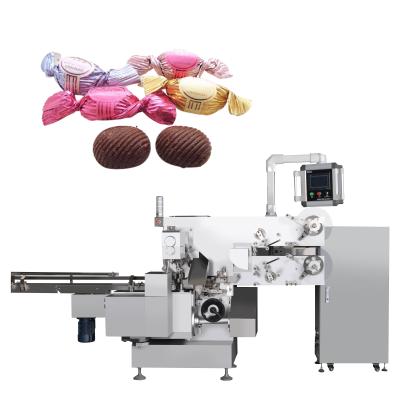 China Capacidad de la maquinaria 300 pcs/min Máquina automática de embalaje de chocolate/dulces en venta