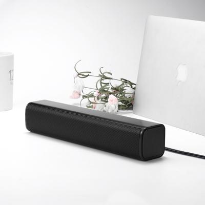 China New Arrived PC Loud Low USB Computer-Computer Wired Home Theater Soundbar Customized Logo Brand 310*63*60mm for sale