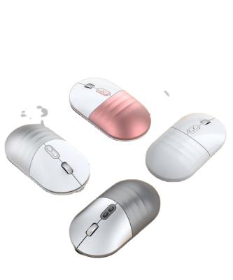 China 2021 New Style 3D Dual Mode Rechargeable Mouse BT3.0/BT5.0 Wireless Mouse With LED Backlight for sale