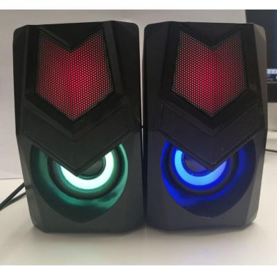 China None New Arrival Mini Subwoofer USB Gaming Speaker RGB OEM 2021 For Computer PC Speakers Gamer for sale