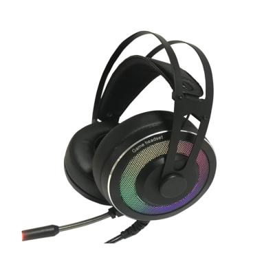 China Gaming Success RGB Gaming Earphone 3.5mm+USB Port Headband Style RGB Comfortable Earphpnes Wearing Game For Gamer for sale