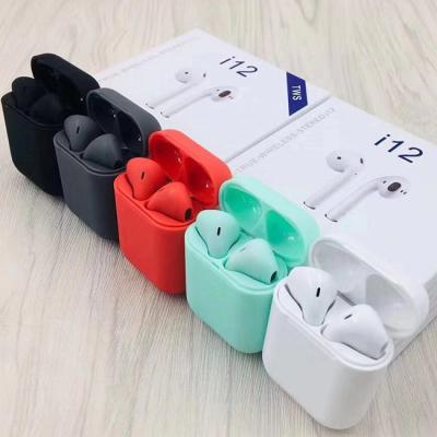 China Perfect Hot Sale i12 tws BT Wireless Earphones Mini Headphone Sport Portable Earbuds Auto &Headset 5.0 for sale