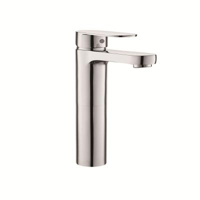 China OB8102-1BJ Modern Tall Basin Mixer Single Hole Deck Mounted For Bathroom Brass Faucet Basin for sale