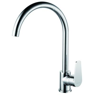 China BOOU Modern Hot Sale High Quality (OB8256-28J) Classic Type Single Handle Deck Mounted Kitchen Sink Faucet Brass Mixer Tap for sale