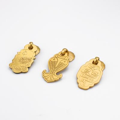 China Custom China EUROPEAN Furniture Drop Handle Style Decorative Brass Ring Pull For Drawer And Door for sale