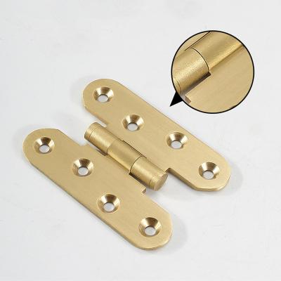 China Small Size Folding Modern Brass Hardware Door Cabinet Hinge Flat Hinged Furniture Accessories 2 Inch 2.5 Inch for sale