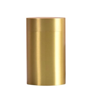 China Modern Pure Copper Toothpick Tube Nordic Creative Home Toothpick Can Will Pipe Restaurant Living Room Toothpick Box for sale