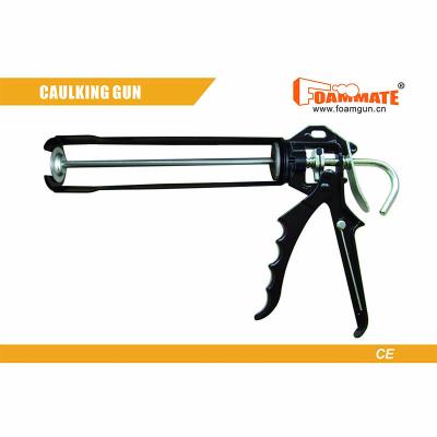 China 9 Inch Handle Cordless Aluminum Manual Silicone Sealant Adhesive Caulking Gun With Needle C821 for sale