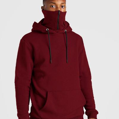 China wholesale OEM Anti-wrinkle gym masked face masked hoodie long sleeved men hoody with face masked custom logo for sale