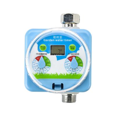 China Plastic (PC+ABS+copper) Stylish Blue Water Timer Automatic Water Timer Garden Watering Timer for Garden Irritation for sale