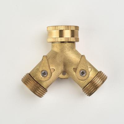 China Plastic Copper Connector For Garden Irrigation Agriculture Drip Irrigation Tape Connector Fitting High Quality With Size for sale