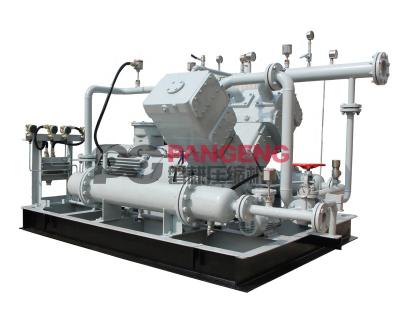 China energy & Mining Oil Free Biogas Compressor Piston Reciprocating Double Row Compressor for sale