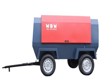 China Medium Pressure 16bar 600cfm Screw Air Compressor Screw Air Compressor Diesel Engine Lubricated Diesel Mobile Compressor for sale