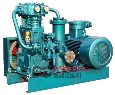 China ZW-1.1/10-16 Oil Free Vapor Recovery Compressors (LPG Compressor) Oil Free Liquid Piston Reciprocating Double Row Compressor for sale