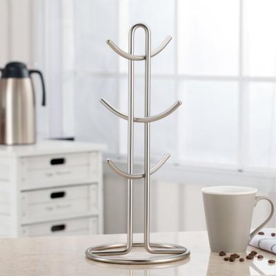 China Modern Customized Size Cup Storage Rack Portable Cup Holder For Kitchen Storage for sale