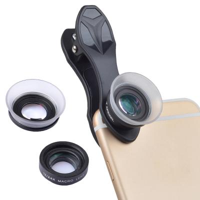 China cost effective 12x/24x macro lens mobile universal camera lens clip on 2 in 1 macro 12x/24x lens macro camera lens for sale