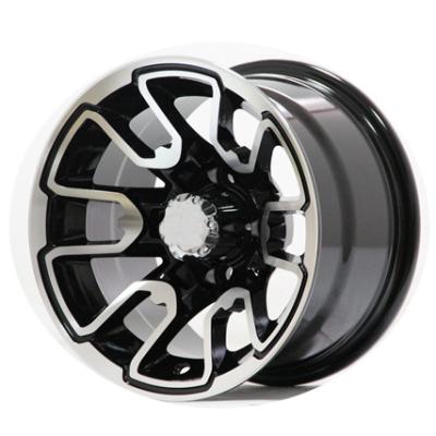 China Factory Hot Sale 12x7 Inch 4x101.6 Back Aluminum Alloy Customized Car Rims Golf Alloy Wheels for sale