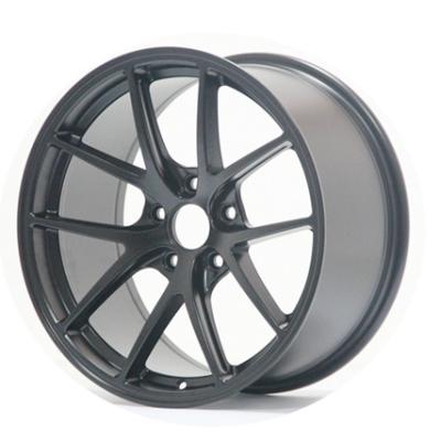 China Aluminum Alloy 18 Inch Rim Material Black 5 Holes PCD 5x100 120 Concave Alloy Passenger Car Wheels for sale