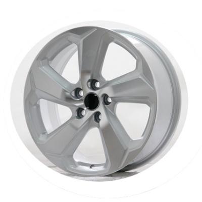 China EEC aluminum alloy rims 18 inch new design sliver painted 5 holes pcd 5x114.3 RAV4 aluminum car wheels for sale