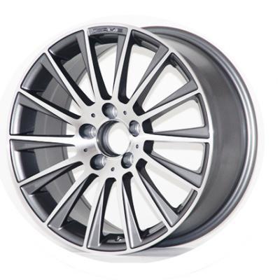 China Aluminum Alloy Full Size 14 16 17 18 20 19 For Benz 4 Wheels Custom Car Alloy Sliver Holes PCD 5x112 Inch Rims for sale