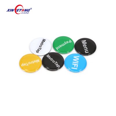 China Customized Shape Size 13.56MHZ NFC Tag 213 Chip NFC Rewritable Waterproof/Waterproof Epoxy Tag for sale