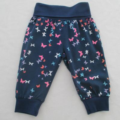 China De Kleding van de de katoenen Babyjongen van Jersey hijgt overal Druk Rib High Waistband Te koop