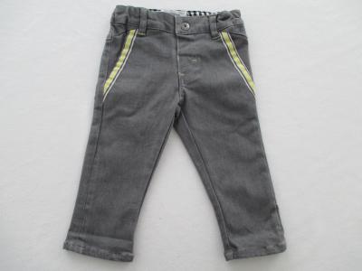 China De katoenen Franse Zak Valse Bifurcatie van Terry Baby Boy Grey Pants Te koop