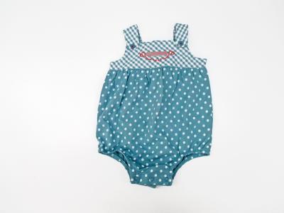 China La polca Dot Baby Dress Pants Check del algodón cose suavidad total corta de costura del verano en venta