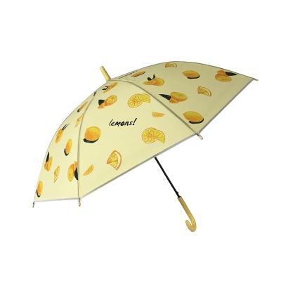 China All In Yellow 1 Lemon Plants Full Sheet Printing Cheap Price EVA Umbrellas for sale