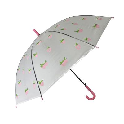 China All In 1 Strawberry Custom Designers Printed EVA Stick Umbrella Wholesale for sale