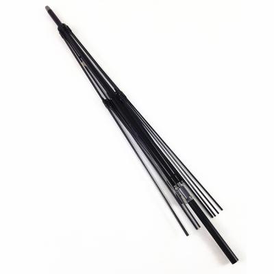 China Stretch 23inch 8k Fiber Material Ribs Straight Aluminum Shaft Umbrella Frame Umbrella Parts for sale