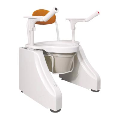 China Intelligent Bathroom Protective Device Disabled Toilet Commode Electric Chair Lift And Down for sale