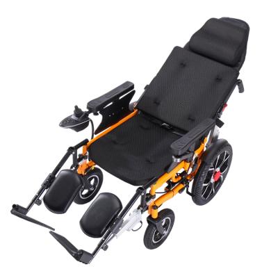 China Aluminum Motor Electric Wheelchair Kit Wheelchair With Battery for sale