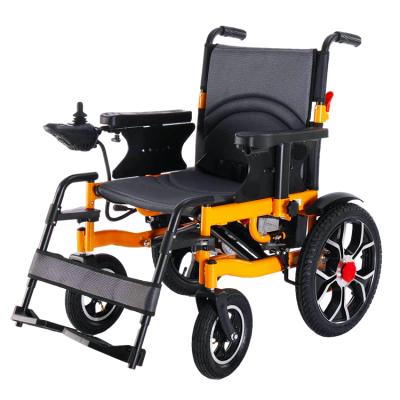 China Aluminum Power Electric Folding Electric Wheelchair Remote Control Wheels for sale