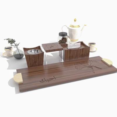 China Chinese new product hot sales incense sets logo customized wooden mubkhar censer for sale