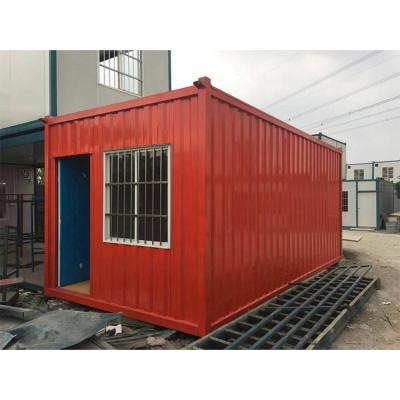 China Modern 20ft Security Guard House Shipping Container Kiosk Home for sale