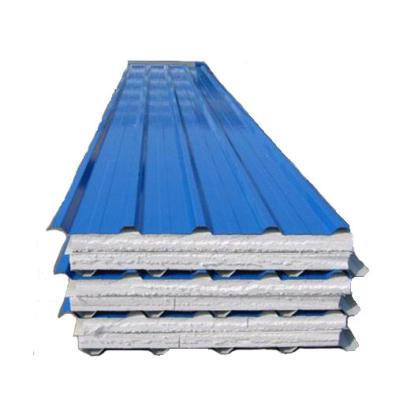 China exterior partition wall china suppliers rock wool/rock woolR insulated roof panels/sandwich panel price per meter for sale