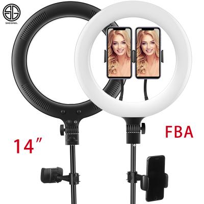 China ABS FBA 14 Inch Lightweight Ring Tripod Convenient And Quick Delivery For Makeup Live Led Ring Light for sale