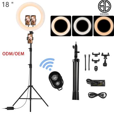 China Inch LED Selfie Ring Light For Youtube, Makeup Video Light, ABS 18 Usb Plug With Tripod Ring Light for sale