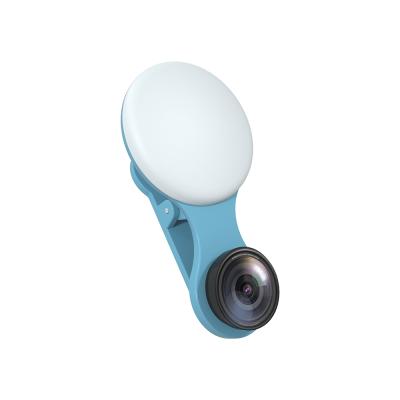 China ABS+PC Private Label Circle Selfie Light Mini Clip Selfie Led Light For Selfie for sale