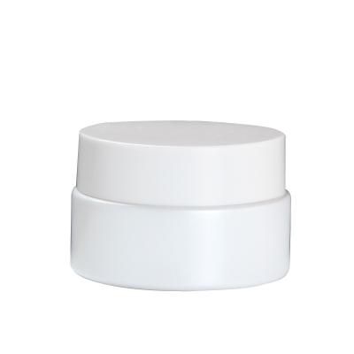 China Non Spill Plastic Empty Cream Jar With Lid Full Features Petg Material Eco-friendly Face Cream Bottle for sale