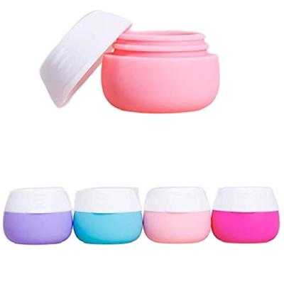 China Eco-friendly Plastic Cosmetic Cream Bottle Mini Sample Filling Empty Bottle Each Color Powder Packaging Container for sale