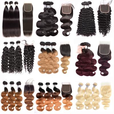 China 8a 12a Remy Virgin Cuticle Aligned Brazilian Human Hair Wig Cheap Vendors Bundle Peruvian Hair Weave With 100 Lace Closure Brazilian Hair for sale