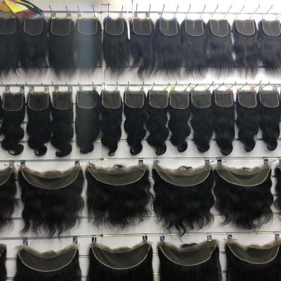 China Wholesale Bundle Remy Indian Lace 7x7 6x6 5x5 Closure Vendor Raw Frontal Bundles With Closure 360 ​​Curly 100 Brazilian Hair for sale