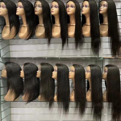 China Full HD Silky Straight Lace Front Wig Seller With Baby Hair Straight Wig Ladies Hair Wigs 13X6 Lace Long 4X4 Lace Frontal Closure Wig for sale