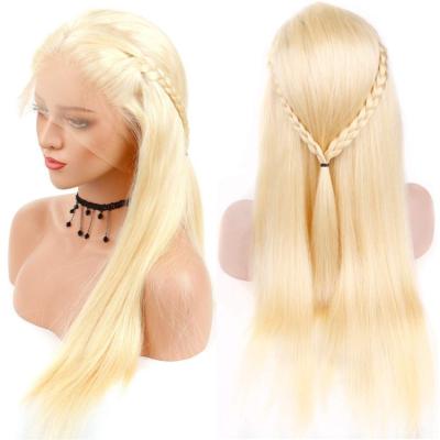 China Wholesale cheap russian blonde 613 human hair lace front wig good quality body wave china lace wig sellers price for sale