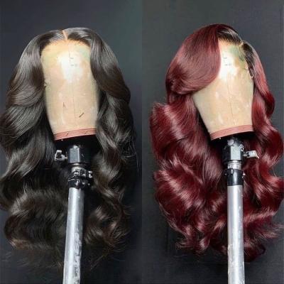 China Jerry Curl Hair Wigs Human Remy Brazilian Hair 4*4 360 Full Lace Wigs Body Wave Frontal Extensions Chin Lac Wig for sale